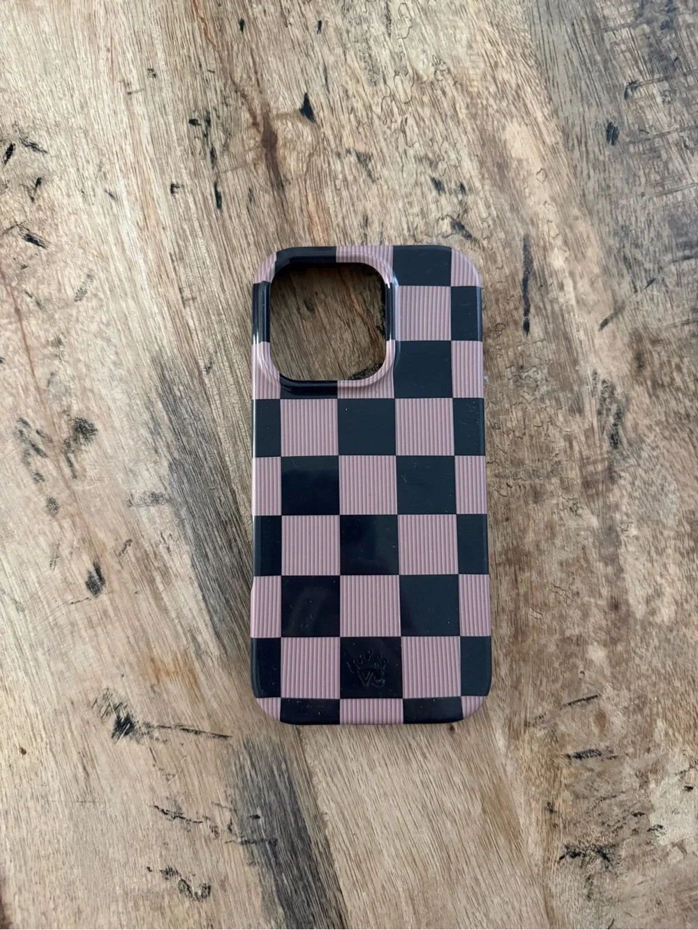 Velvet Caviar Mocha Vibe Checkered Case